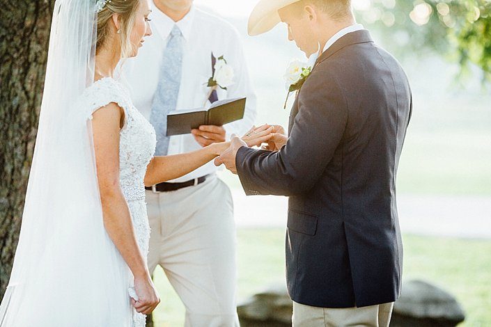 Southern Wedding Photographer | Mattie and Luke’s Ring Ceremony